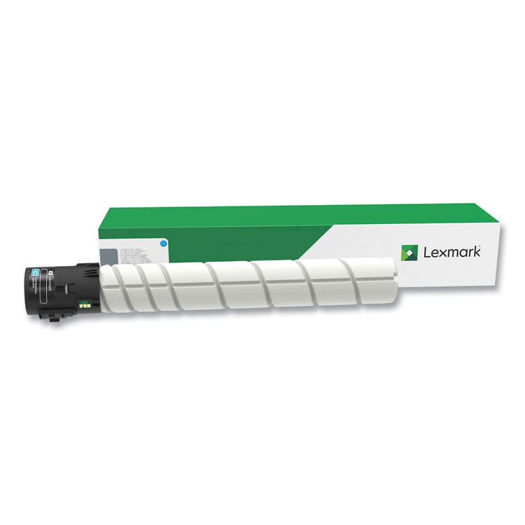 Lexmark 76C00C0 Toner, 18,500 Page-Yield, Cyan (LEX76C00C0)