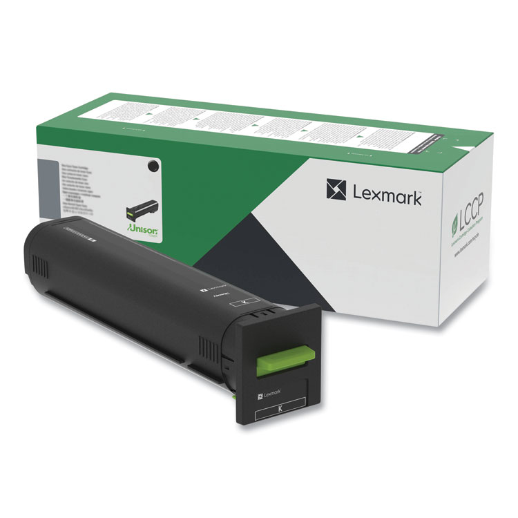 Lexmark 72K00KG Toner, 8,000 Page-Yield, Black (LEX72K00KG)