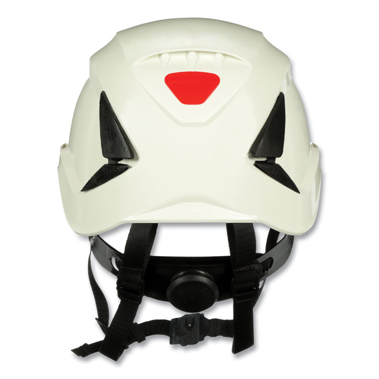 3M SecureFit X5000 Series Safety Helmet, 6-Point Pressure Diffusion Ratchet Suspension, White (MMMX5001ANSI)