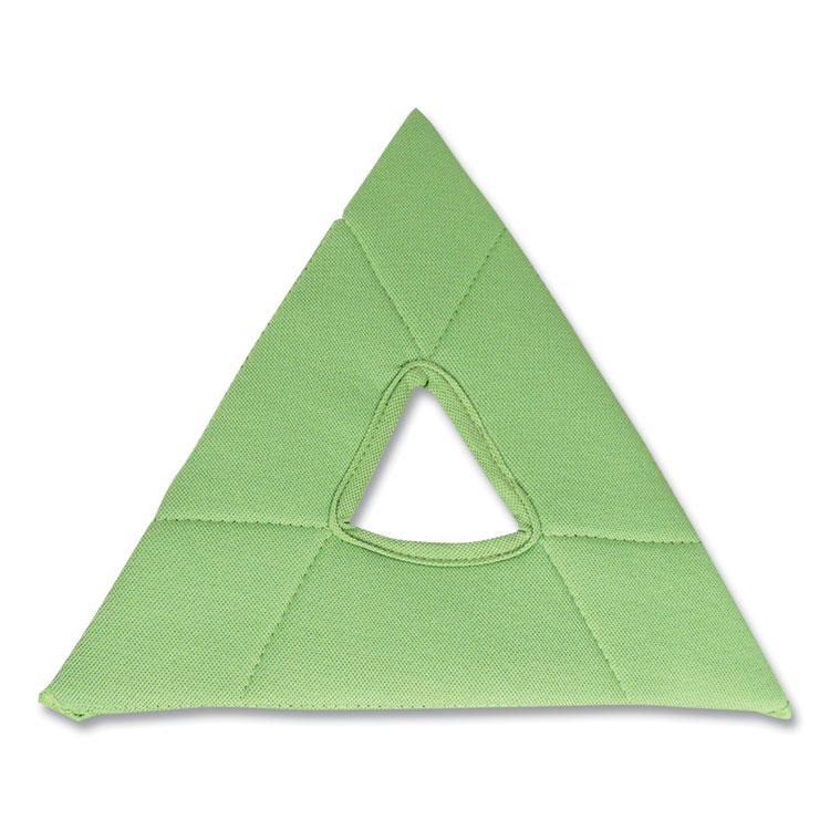Unger Glass Cleaning Pads, 10.25" x 9", Green, 5/Pack (UNGSRPD1)
