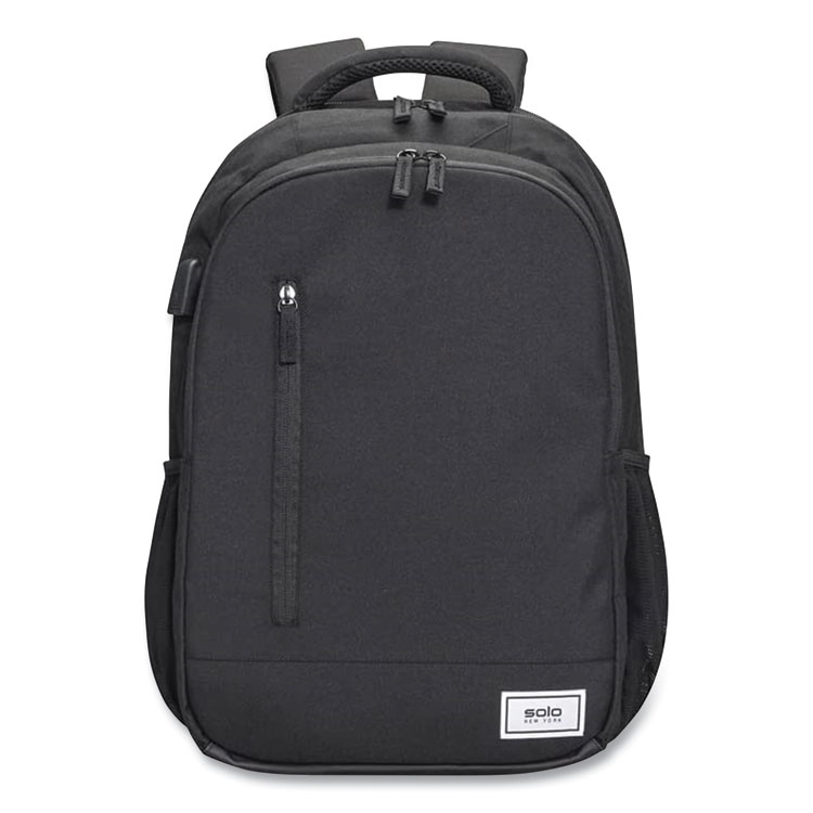 Solo Re:Define Laptop Backpack, 15.6", 12.25 x 5.75 x 18.75, Black (USLUBN7084)