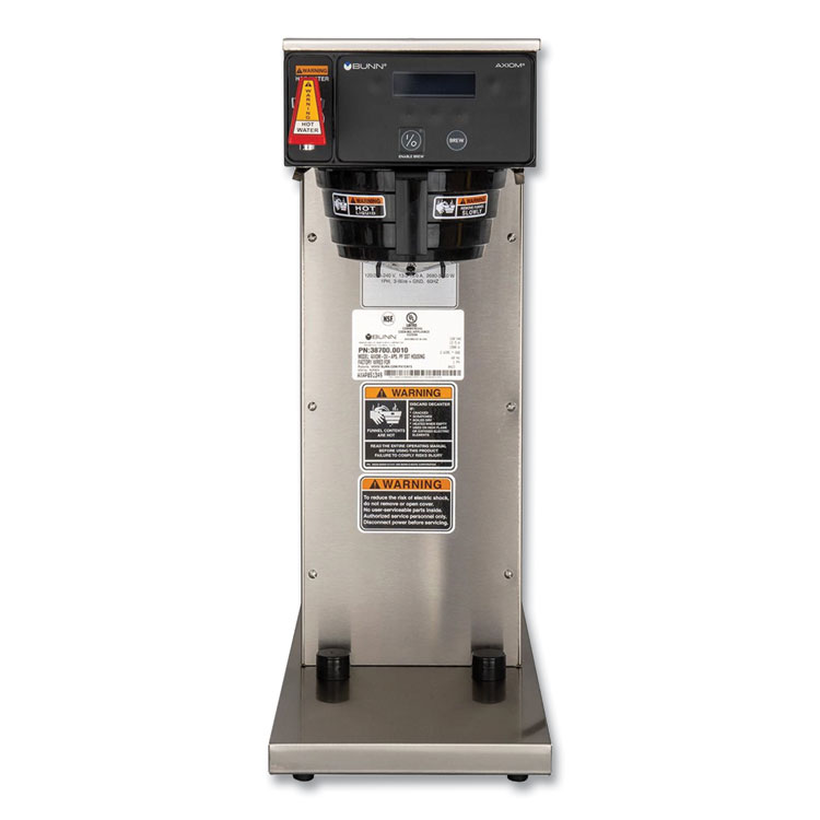 BUNN AXIOM DV-APS Airpot System, 12 Cups, Silver/Black (BUN387000010)