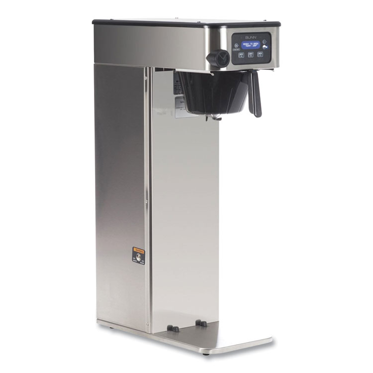 BUNN ICB Infusion Series Coffee Brewer, 38 Cups, Silver/Black (BUN531000101)