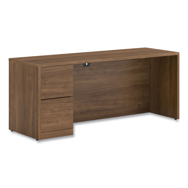 HON 10500 Series Full-Height Left Pedestal Credenza, 72w x 24w x 29.5h, Pinnacle (HON105904LPINC)