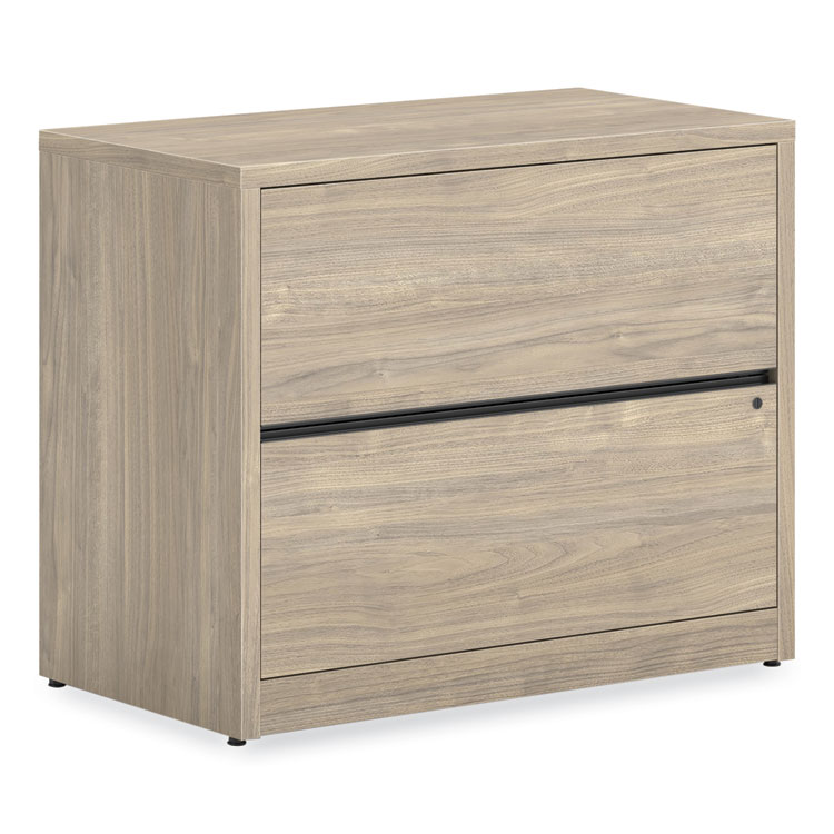 HON 10500 Series Lateral File, 2 Legal/Letter-Size File Drawers, Kingswood Walnut, 36" x 20" x 29.5" (HON10563LKI1)