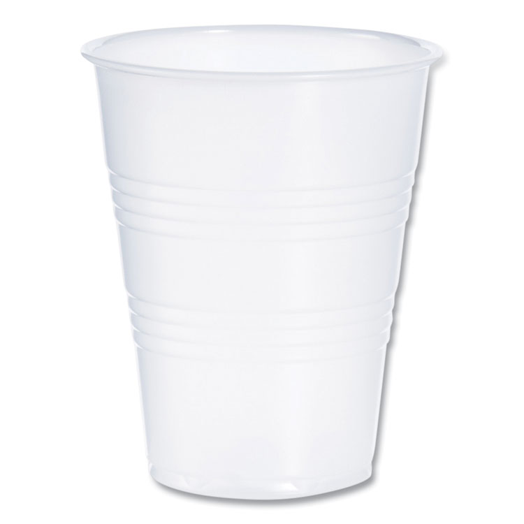 Dart High-Impact Polystyrene Cold Cups, 9 oz, Plastic, Translucent, 100/Sleeve, 25 Sleeves/Carton (DCCY9CT)