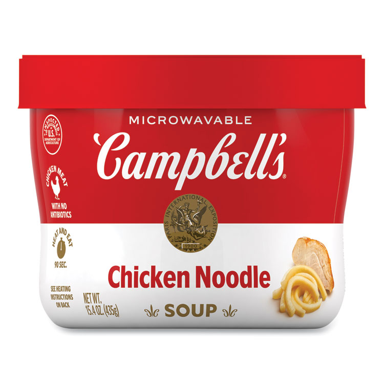 Campbell's Chicken Noodle, 15.4 oz Bowl, 8/Carton (GRR35100010)