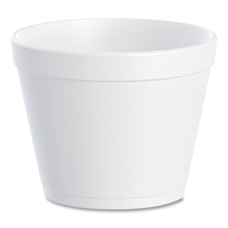 Dart Foam Containers, 24 oz, White, 25/Bag, 20 Bags/Carton (DCC24MJ48)