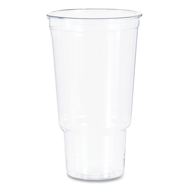 Dart Ultra Clear Pedestal PET Cups, 32 oz, Plastic, Clear, 25/Bag, 20 Bags/Carton (DCC32AC)