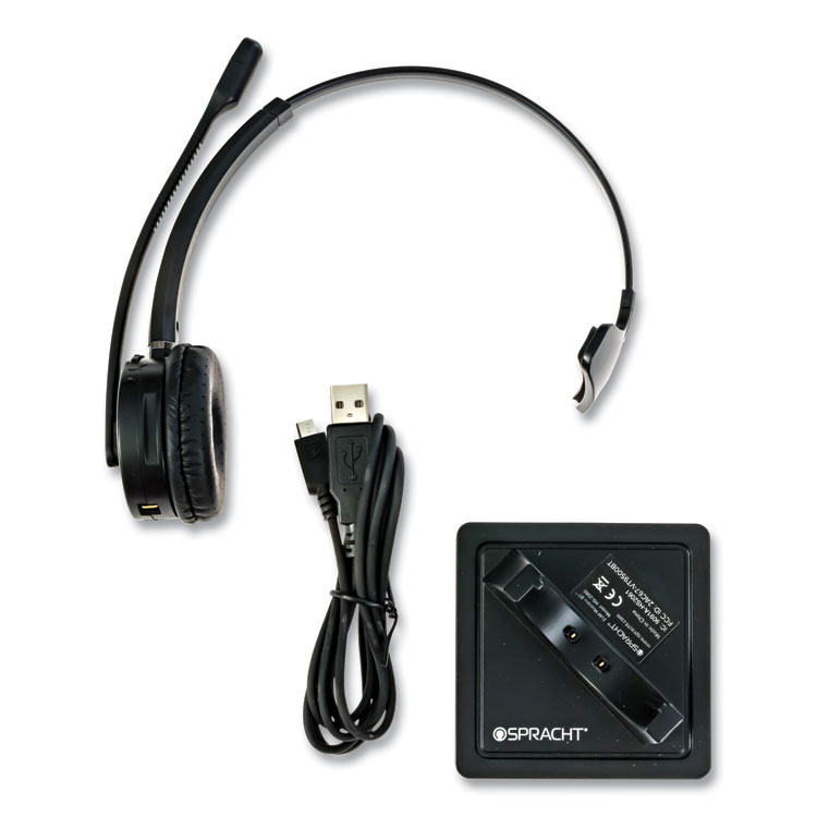 Spracht ZuM Maestro HS-2060 Monaural Over The Head Headset, Black (SPTHS2060)