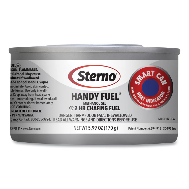 Sterno Handy Fuel Methanol Gel Chafing Fuel, 2 Hour Burn, 6.7 oz, 72/Carton (STE20660)