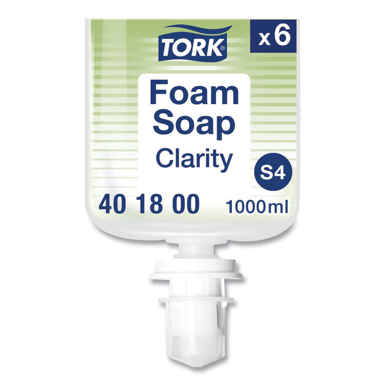 Tork Clarity Hand Soap Refill, Unscented, 1 L, 6/Carton (TRK401800)