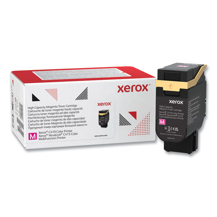 Xerox 006R04687 High-Yield Toner, 7,000 Page-Yield, Magenta (XER006R04687)