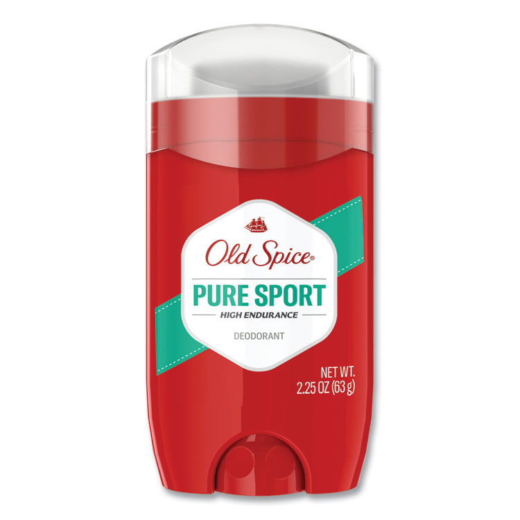 Old Spice High Endurance Anti-Perspirant and Deodorant, Pure Sport, 2.25 oz Stick, 12/Carton (PGC03950)
