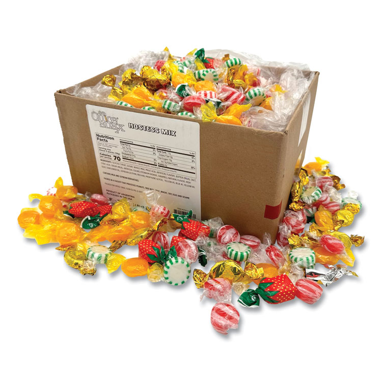 Office Snax Individually Wrapped Candy Assortments, Assorted Flavors, 5 lb Box (OFX00616)