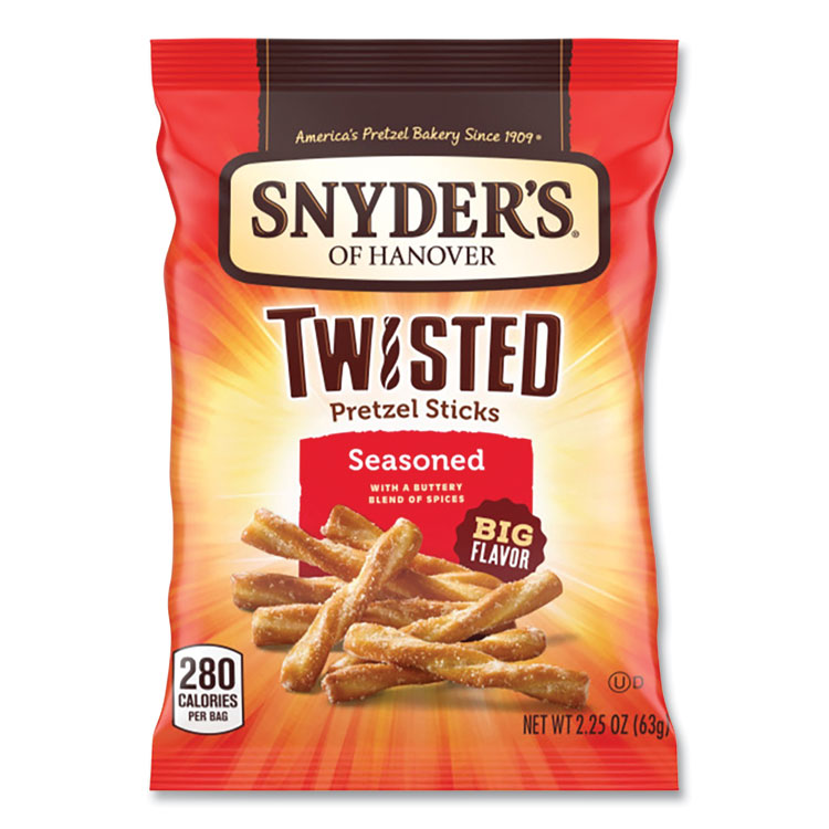 Snyder's Pretzels, Seasoned, 2.25 oz Bag, 36/Carton (OFX14750)
