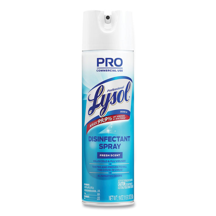 Professional LYSOL Brand Disinfectant Spray, Fresh, 19 oz Aerosol Spray (RAC04675EA)