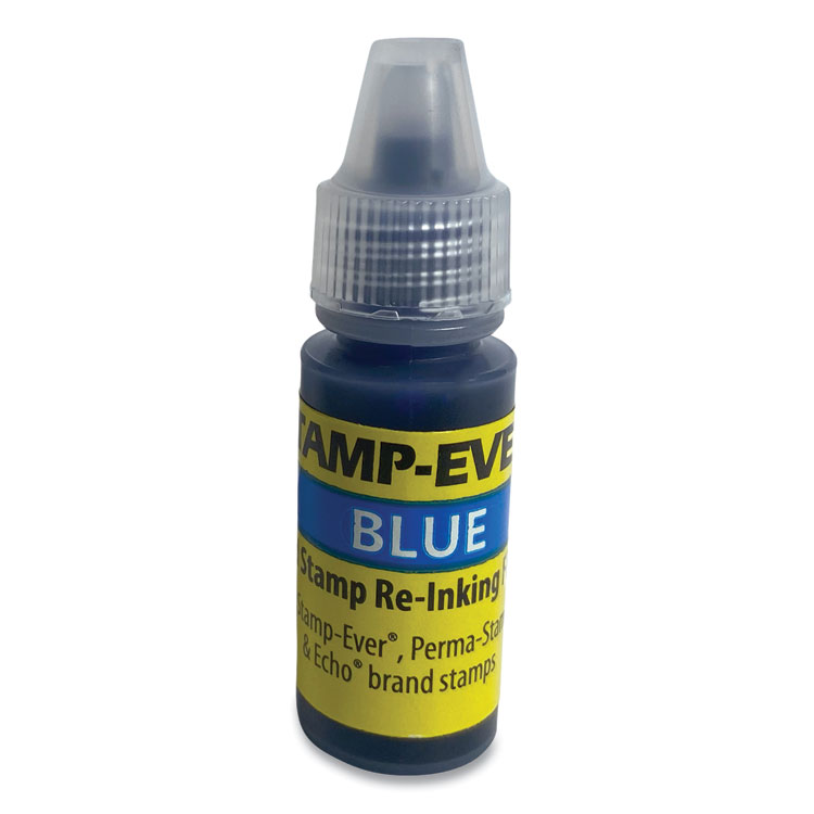 Trodat Refill Ink for Clik! and Universal Stamps, 7 mL Bottle, Blue (USSIB61)