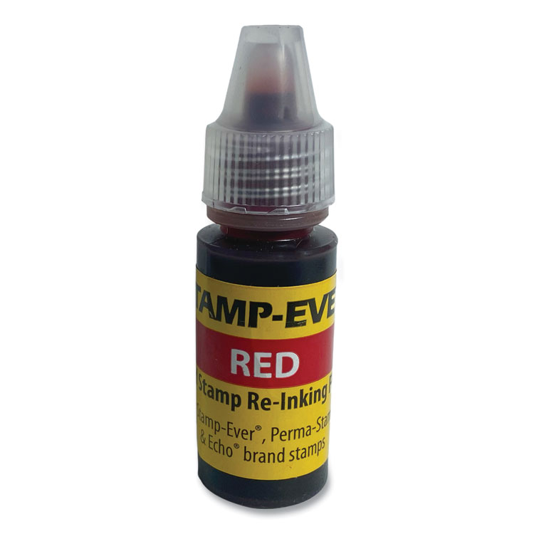 Trodat Refill Ink for Clik! and Universal Stamps, 7 mL Bottle, Red (USSIR62)