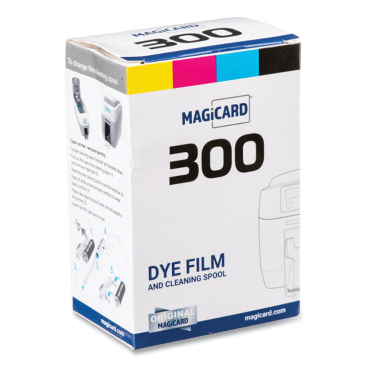 Magicard 300 Dual YMCKO/2 Printer Ribbon, Black/Cyan/Magenta/Yellow (SRXMC300YMCKO2)