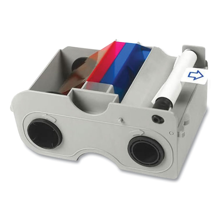 Fargo 45000 Full Color Ribbon, Black/Cyan/Magenta/Yellow (SRX45000)