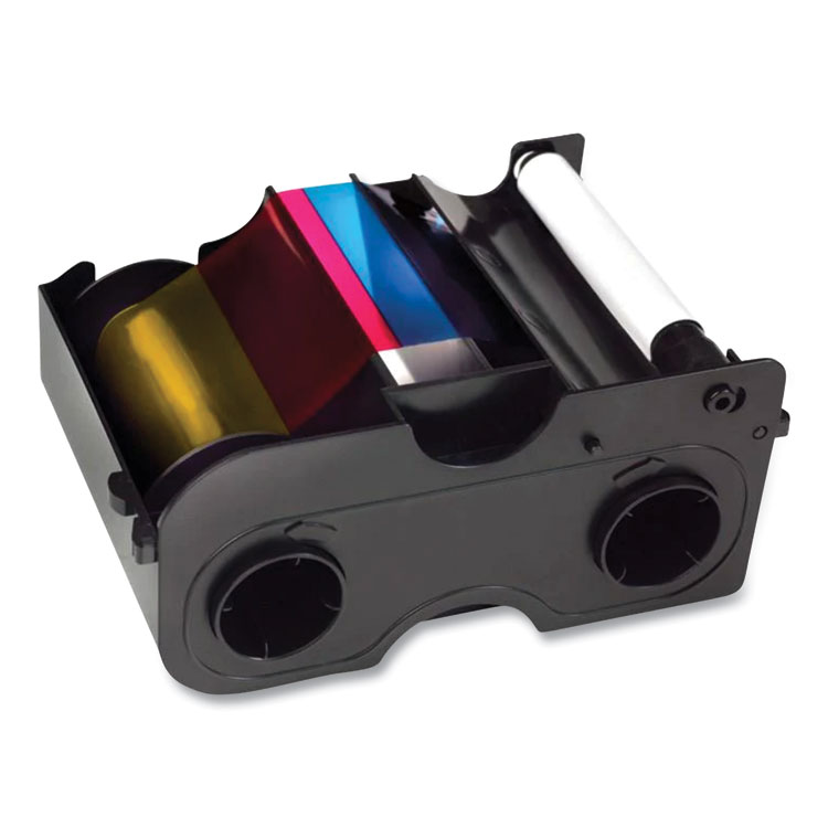 Fargo Multi Color Thermal Resin Printer Ribbon, Black/Cyan/Magenta/Yellow (SRX45010)