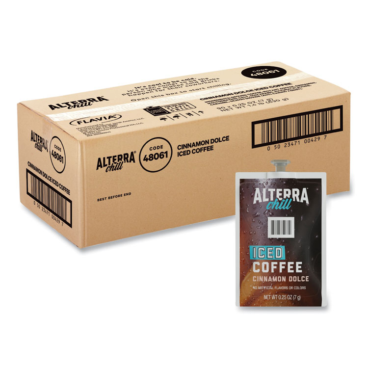 FLAVIA Alterra Cinnamon Dolce Iced Coffee Freshpack, 90/Carton (LAV48061)