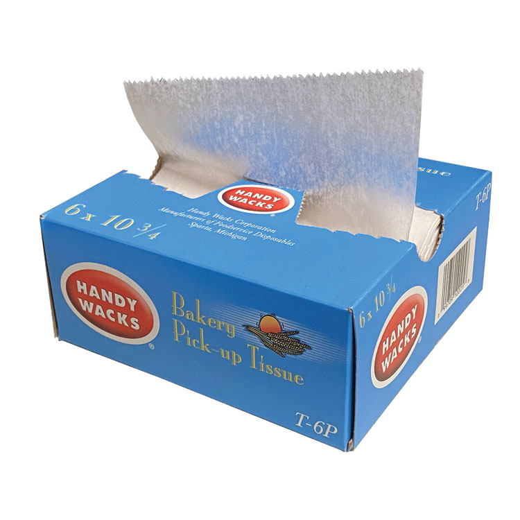 Handy Wacks© Bakery Pick-up Tissue Deli Sheets, 10.75 x 6, 1,000/Box, 10 Boxes/Carton (HWAT6P)