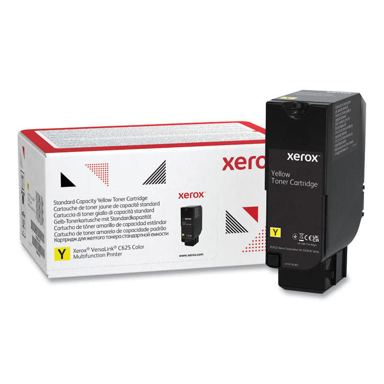 Xerox 006R04619 Toner, 6,000 Page-Yield, Yellow (XER006R04619)