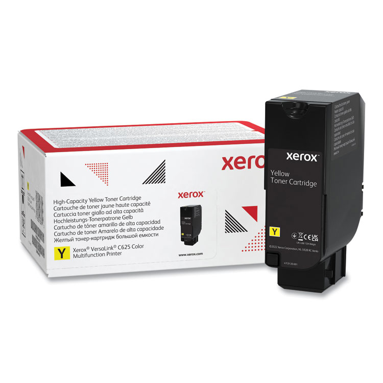Xerox 006R04639 High-Yield Toner, 16,000 Page-Yield, Yellow (XER006R04639)