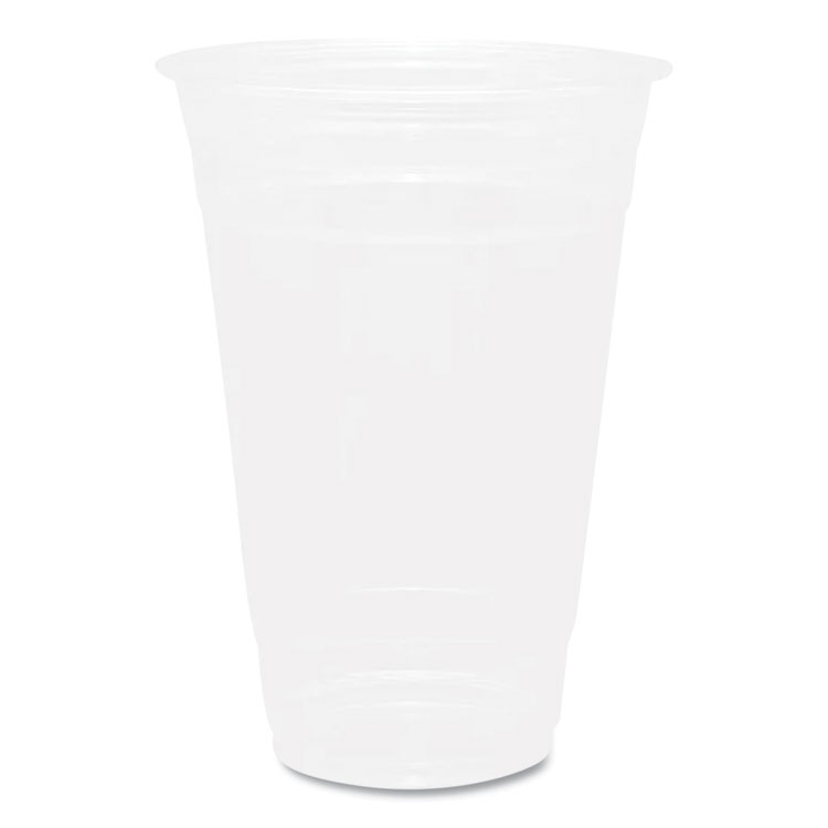 Karat PET Plastic Cups, 20 oz, Clear, 1,000/Carton (KRTCKC20)
