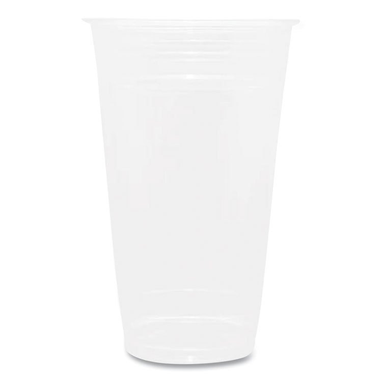 Karat PET Plastic Cups, 24 oz, Clear, 600/Carton (KRTCKC24)