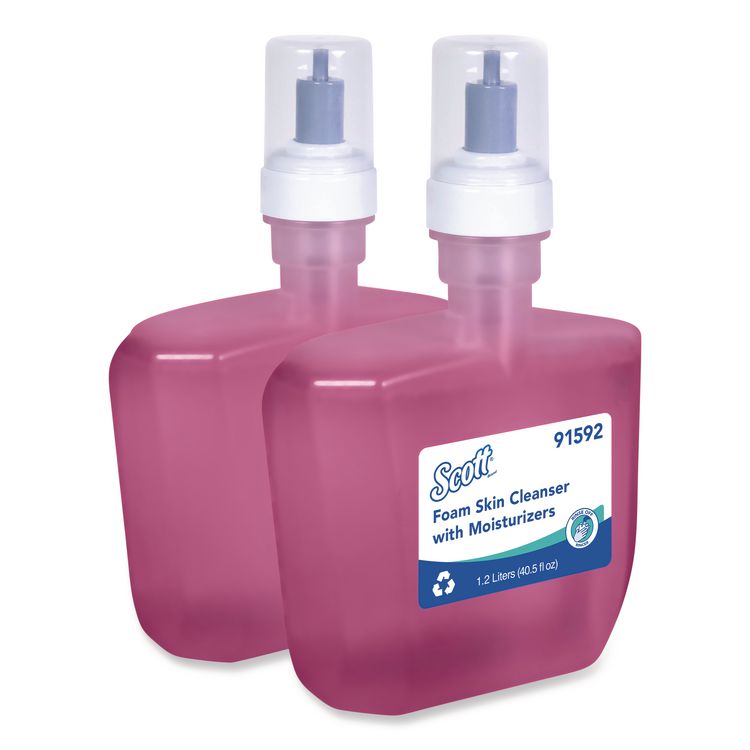 Scott Pro Foam Skin Cleanser with Moisturizers Refill, Citrus Floral Scent, 1.2 L, 2/Carton (KCC91592)