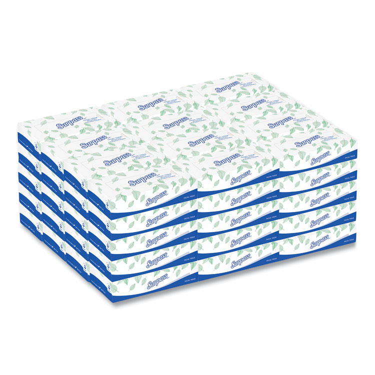 Surpass Facial Tissue for Business, 2-Ply, White, 125 Sheets/Box, 60 Boxes/Carton (KCC21390)