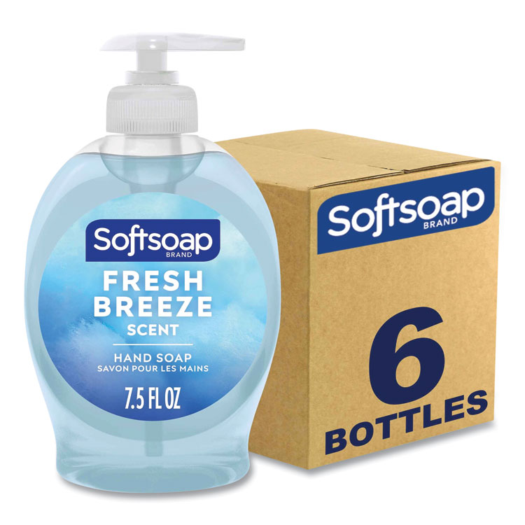 Softsoap Softsoap Liquid Hand Soap Pumps, Fresh Breeze Scent, 7.5 oz, 6/Carton (CPCUS04964CT)
