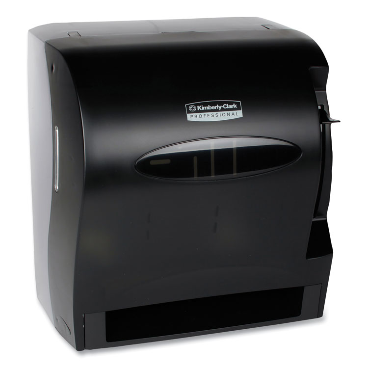 Kimberly-Clark Professional* Lev-R-Matic Roll Towel Dispenser, 13.3 x 9.8 x 13.5, Smoke (KCC09765)