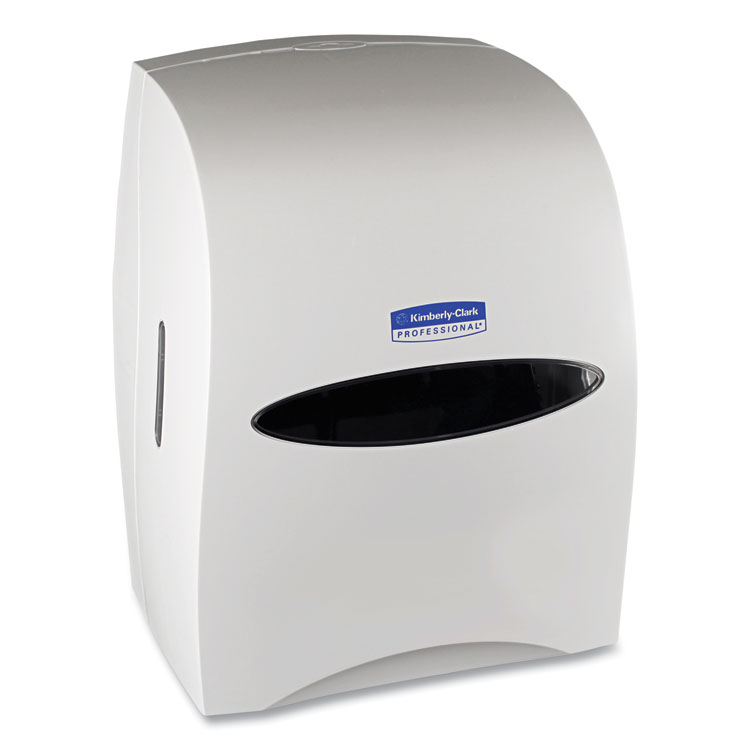 Kimberly-Clark Professional* Sanitouch Hard Roll Towel Dispenser, 12.63 x 10.2 x 16.13, White (KCC09995)
