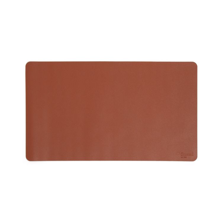 Smead Vegan Leather Desk Pads, 23.6" x 13.7", Brown (SMD64837)