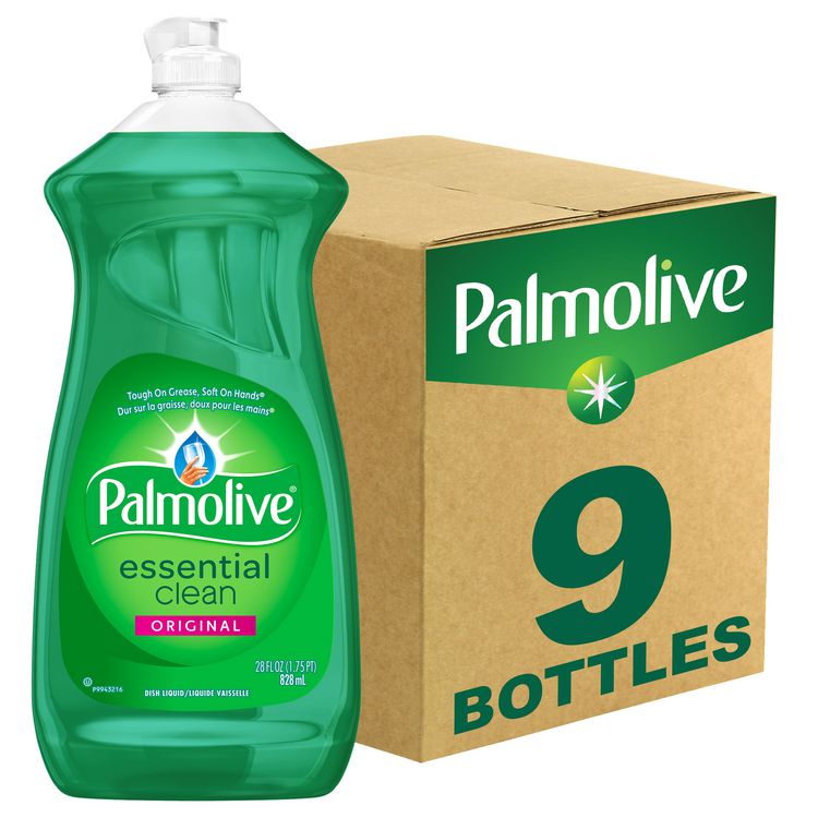Palmolive Dishwashing Liquid, Fresh Scent, 28 oz Bottle, 9/Carton (CPCUS06022A)