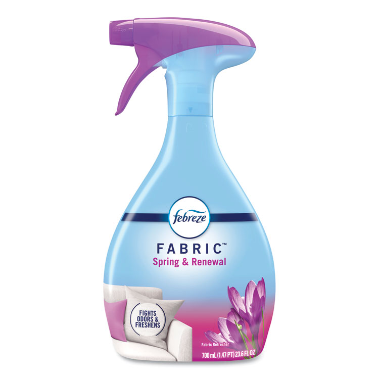 Febreze FABRIC Refresher/Odor Eliminator, Spring and Renewal, 23.6 oz Spray Bottle, 4/Carton (PGC08906)