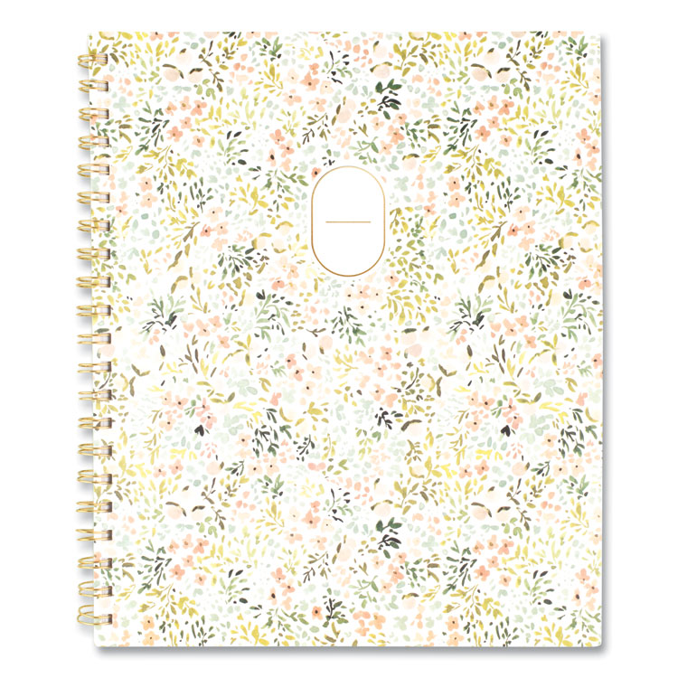 Cambridge Leah Bisch Academic Year Weekly/Monthly Planner, Floral Artwork, 11 x 9.25, Multicolor Cover, 12-Month: July 2024 - June 2025 (AAGLB33905A)