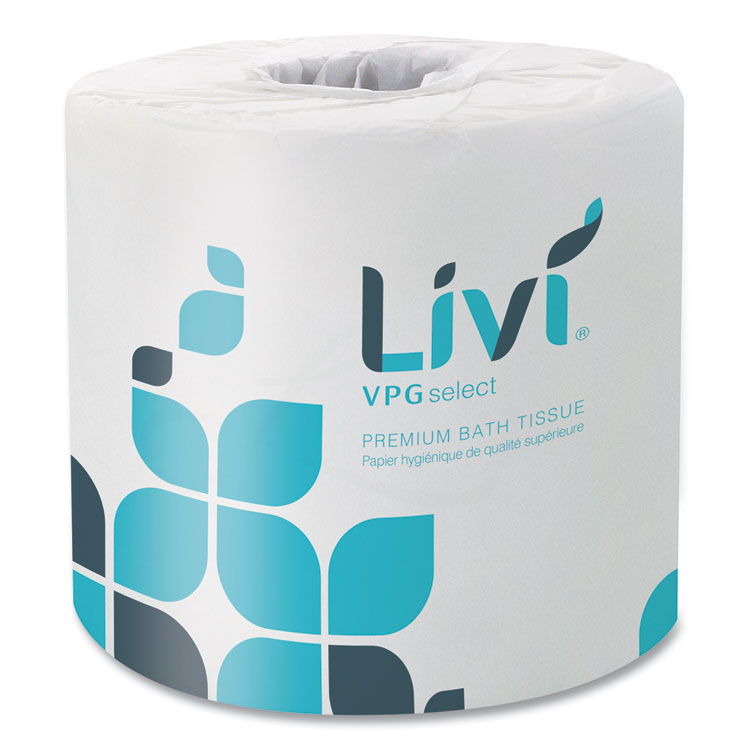 Livi VPG Select Bath Tissue, 2-Ply, White, 420 Sheets/Roll, 60 Rolls/Carton (SOL21556)