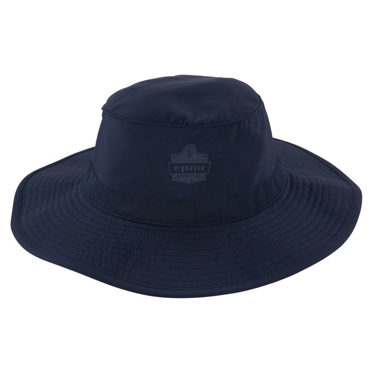 ergodyne Chill-Its 8939 Cooling Bucket Hat, Polyester/Spandex, One Size Fits Most, Navy (EGO12665)
