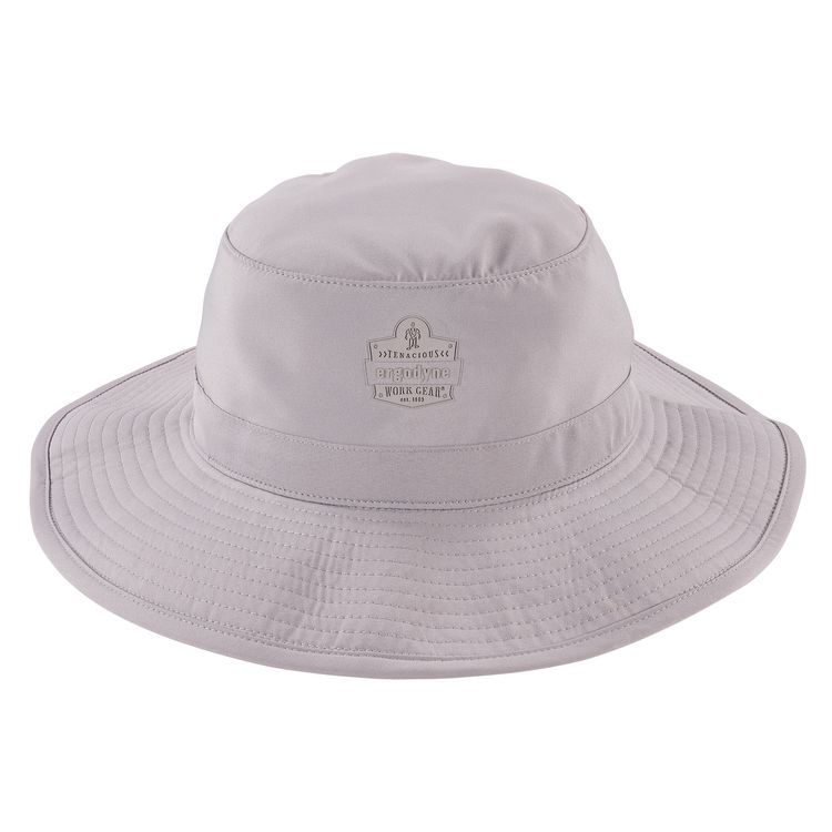 ergodyne Chill-Its 8939 Cooling Bucket Hat, Polyester/Spandex, One Size Fits Most, Gray (EGO12666)