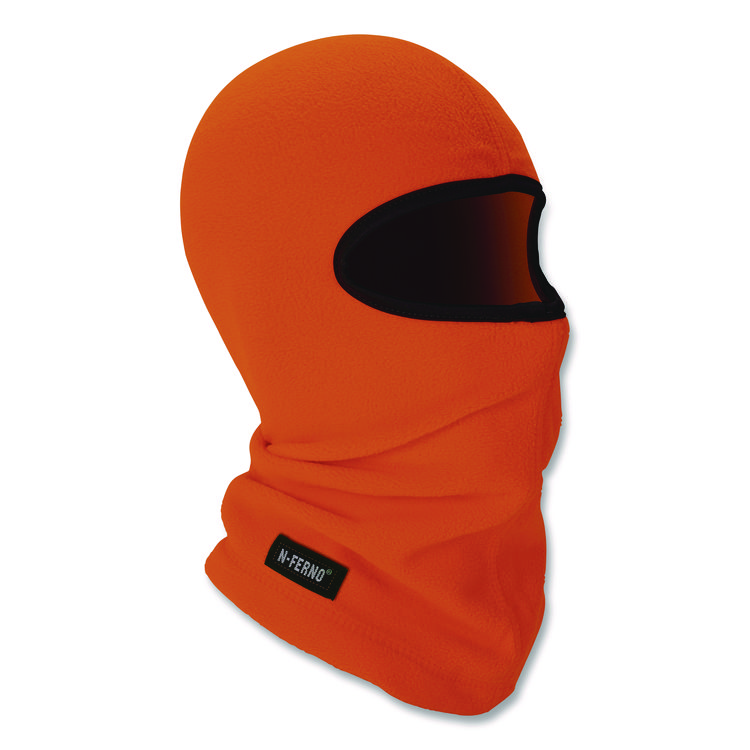 ergodyne N-Ferno 6821 Fleece Balaclava Face Mask, One Size Fits Most, Orange (EGO16954)