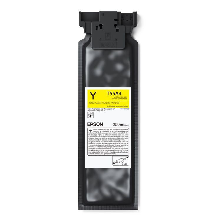 Epson T55A420 (T55A) UltraChrome DG2 Ink, 250 mL, Yellow (EPST55A420)