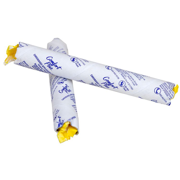 HOSPECO Comfort Plus Cardboard Applicator Tampon Vended Tube, Regular Absorbency, 200/Carton (HOSHOSCPCR200)