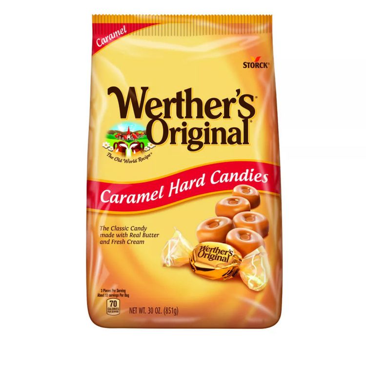 Werther's Original Original Hard Candies, Caramel, 30 oz Bag (GRR30201012)