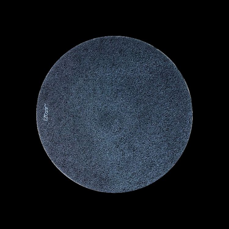 SC Johnson Professional EZ Care Polishing Pad, 27" Diameter, Black/Gray, 2/Carton (SJN311184)