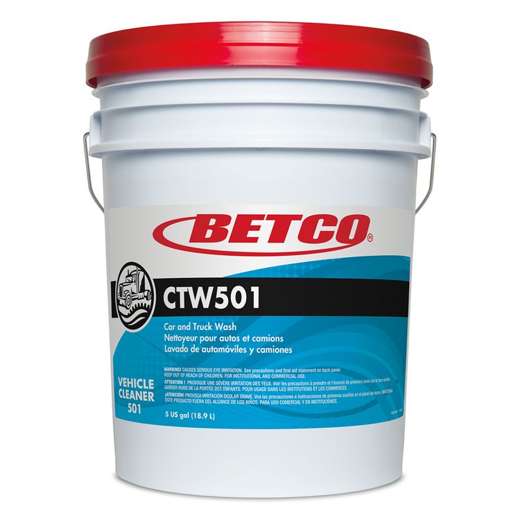 BETCO CORPORATION CTW501 Car and Truck Wash, Lemon Scent, 5 gal Pail (BET5010500)